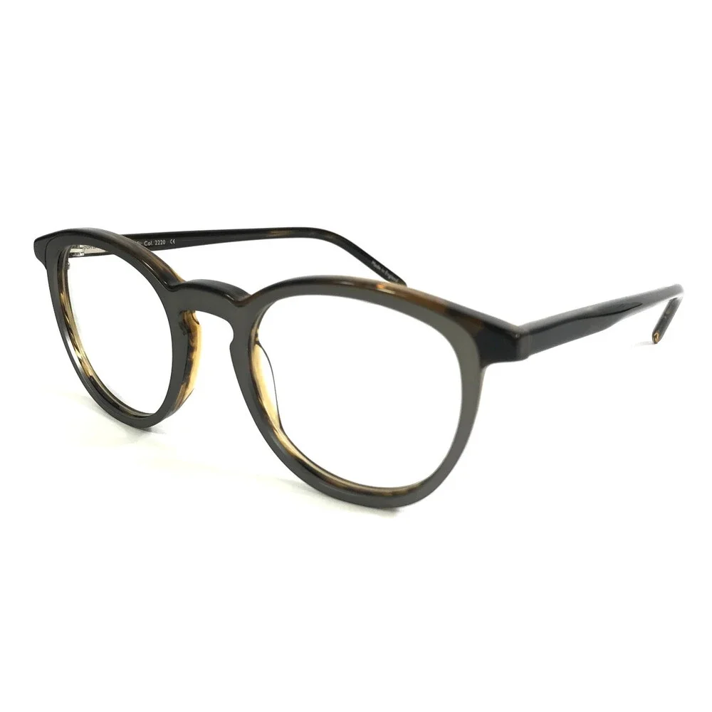 Tom Davies Eyeglasses Frames TD745 Col. 2220 Brown Tortoise Matte Gray 48-20-140